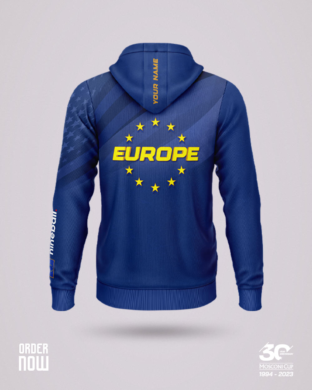 TEAM EUROPE 30TH ANNIVERSARY MOSCONI CUP PERFORMANCE HOODIE - UNISEX