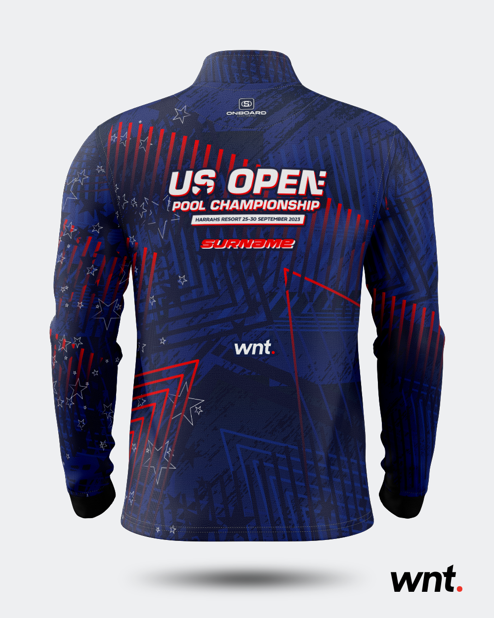 2023 Navy US Open Full Zip Lightweight Jacket